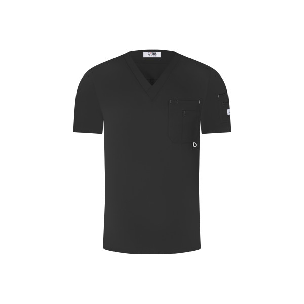 Pulse Scrub Top / Black - Black / Negro